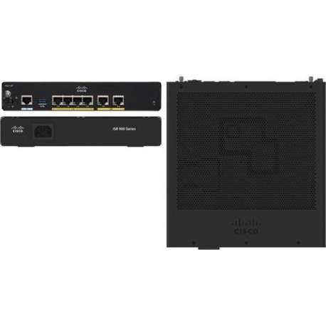 Cisco C921-4P commutateur réseau Géré Noir - 1