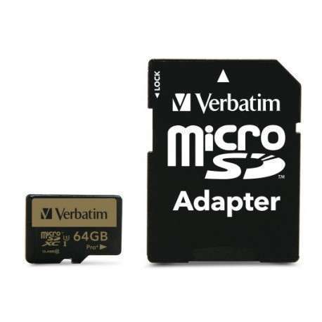Verbatim Pro+ mémoire flash 64 Go MicroSDHC Classe 10 MLC - 1