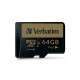 Verbatim Pro+ mémoire flash 64 Go MicroSDHC Classe 10 MLC - 2