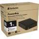 Verbatim PowerBay 1TB disque dur externe 1000 Go Noir - 2