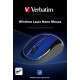 Verbatim Wireless Laser Nano Mouse - Blue souris Bluetooth 1600 DPI - 5