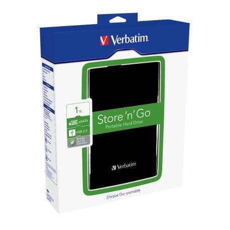 Verbatim Store 'n' Go disque dur externe 1000 Go Noir - 1