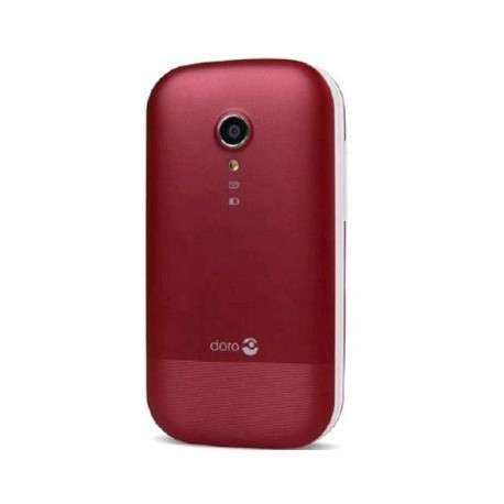 Doro 2404 6,1 cm 2.4" 100 g Rouge, Blanc Téléphone numérique - 1