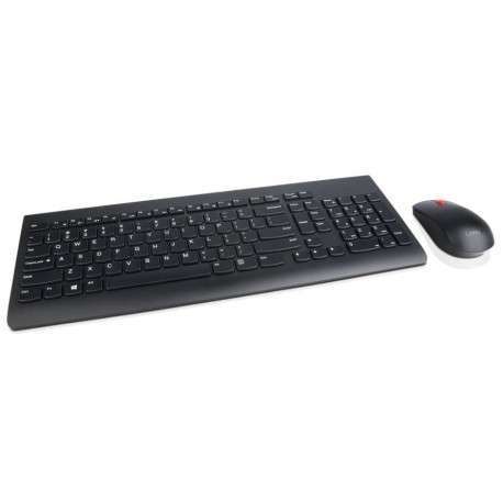 Lenovo 4X30M39492 clavier RF sans fil Suisse Noir - 1