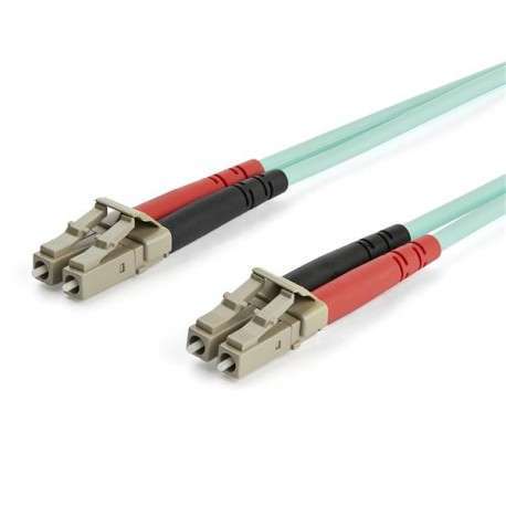 StarTech.com Câble fibre optique duplex multimode LC vers LC de 15 m - OM3 - 1