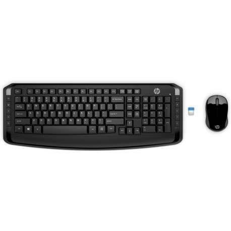 HP 300 clavier RF sans fil Noir - 1