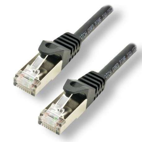 MCL FCC7BMSF-0.5M/N câble de réseau 0,5 m Cat7 S/FTP S-STP Noir - 1