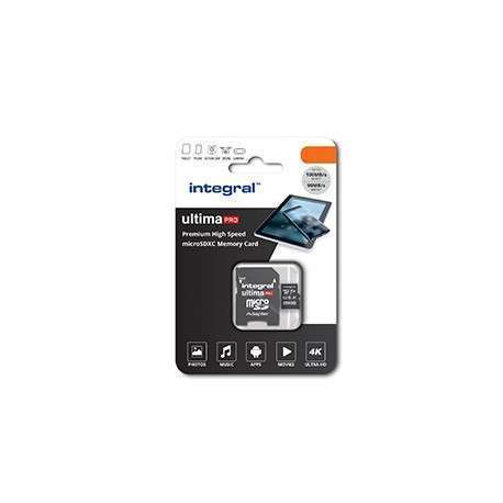 Integral INMSDH32G-100/70V30 mémoire flash 32 Go MicroSDHC Classe 10 UHS-I - 1