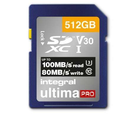 Integral INSDX512G-100/80V30 mémoire flash 512 Go SD UHS-I - 1
